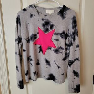 LISA TODD Star Struck Tie Dye Cashmere Sweater